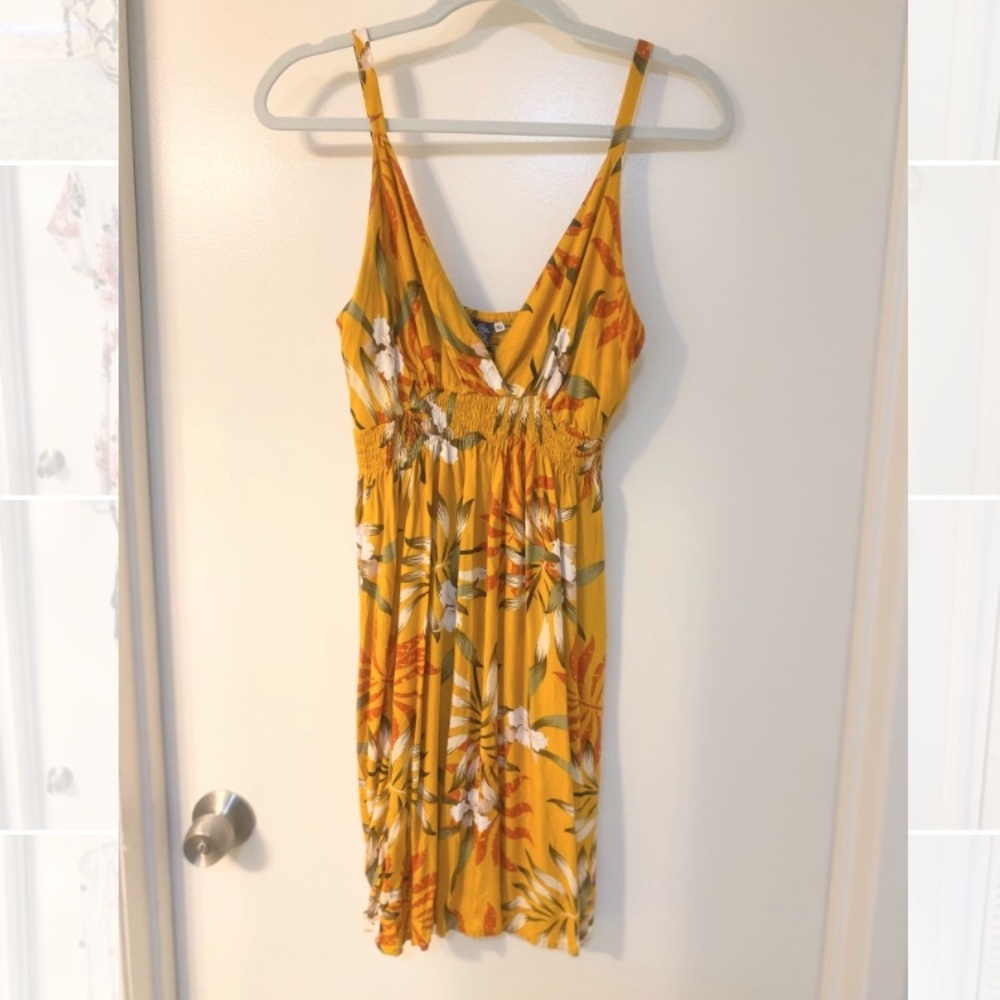 Hibiscus Collection Hawaii Floral Mini Dress Size XL